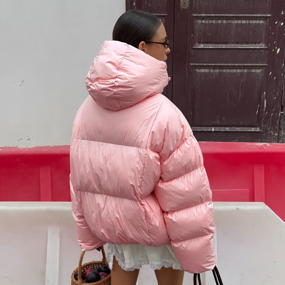 Thick Puffer Jacket, Warm Cotton Coat